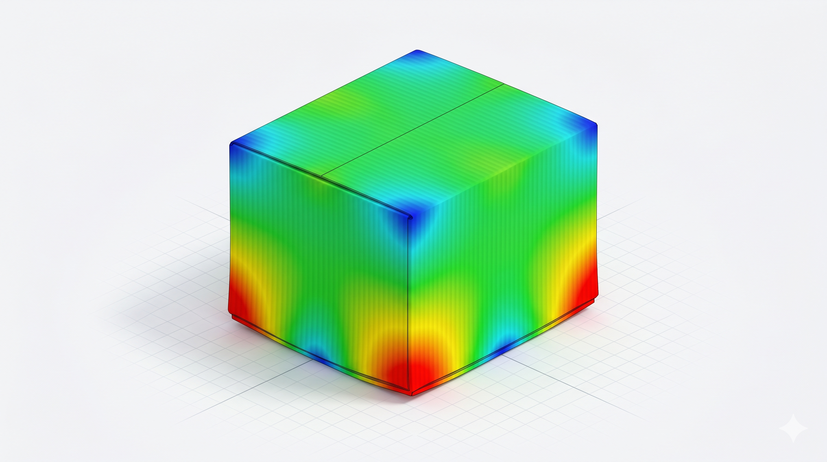 Carton base corner stress zone